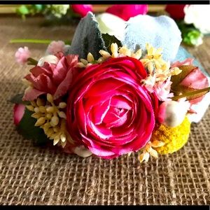 Hot Pink NEW Corsage Wrist Pink White Bendable Wristband Included FINAL SALE